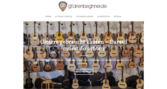 Desktop Screenshot of gitarrenbeginner.de